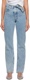 Синие асимметричные джинсы Heavy SW Y/Project