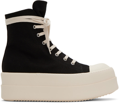 Черные кроссовки с двойным бампером Rick Owens DRKSHDW