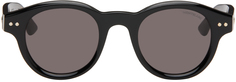 Черные круглые солнцезащитные очки Montblanc