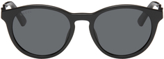 Черные круглые солнцезащитные очки Gucci