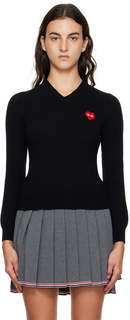 Черно-красный свитер Invader Edition Comme des Garçons