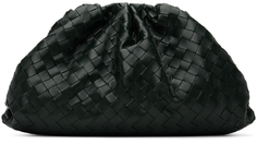 Зеленый клатч Intrecciato Bottega Veneta