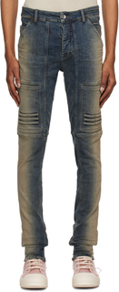 Серые и кремовые джинсы Easy Nagakin Rick Owens DRKSHDW