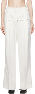 Белые брюки Le Chouchou Le Pantalon Criollo Jacquemus