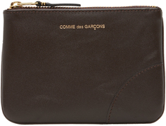 Маленький классический клатч коричневого цвета Comme des Garçons