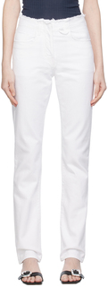 Белые джинсы Le Chouchou La Chemise De N?mes Linon Jacquemus