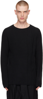 Черный плетеный свитер Черный x Yohji Yamamoto