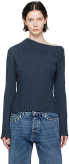 Синий шерстяной свитер Paloma Marti Paloma Wool