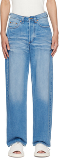 Синие джинсы с плоским тоном 3D модель Magliano