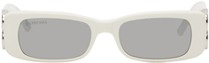 Белые солнцезащитные очки Dynasty Balenciaga