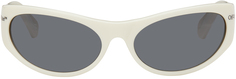 Белые солнцезащитные очки «Наполи» Off-White
