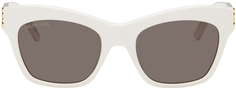 Белые солнцезащитные очки Dynasty с бабочкой Balenciaga