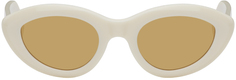 Белые солнцезащитные очки Cocca RETROSUPERFUTURE