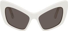 Белые солнцезащитные очки Монако Balenciaga