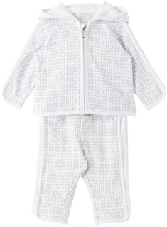 Спортивный костюм Baby White 4G Мягкий серый Givenchy