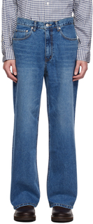 Синие широкие джинсы Dunst