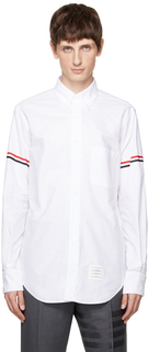 Thom Browne Белая полосатая рубашка