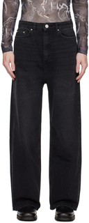 Черные мешковатые джинсы Han Kjobenhavn