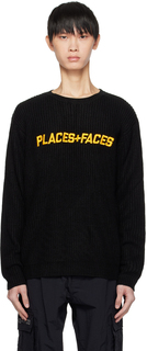 Черный юбилейный свитер PLACES+FACES