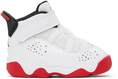 Кроссовки Baby White Jordan 6 Rings Белый/Университетский красный США Nike Jordan