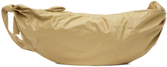 Бежевая большая мягкая сумка для круассанов Seashell LEMAIRE