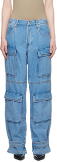 Синие джинсы-карго Lex Grlfrnd