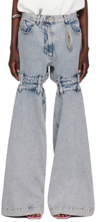 Синие винтажные джинсы Ashton The Attico
