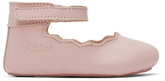 Кроссовки для ходьбы с логотипом Baby Pink Розовый Chloe