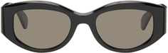 Черные овальные солнцезащитные очки Miles Davis Edition Garrett Leight