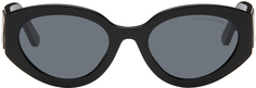 Черные овальные солнцезащитные очки Marc Jacobs