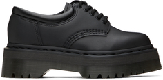 Черные оксфорды Vegan 8053 Quad Mono Dr. Martens