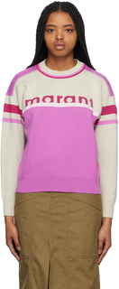 Розово-бежевый свитшот Carry Isabel Marant Etoile