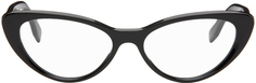 Черные блестящие очки «кошачий глаз» Fendi