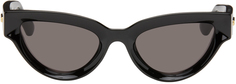 Черные солнцезащитные очки «кошачий глаз» Sharp Sharp Bottega Veneta