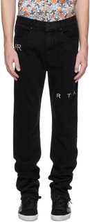 Черные узкие джинсы RTA