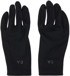 Черные перчатки для сенсорного экрана Y-3