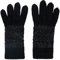 Черные перчатки Fair Isle Y&apos;s Y's