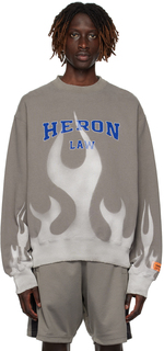 Серый свитшот Heron Law Heron Preston