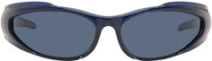 Синие солнцезащитные очки Reverse Xpander Синие Balenciaga