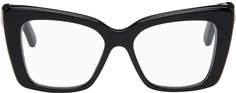 Черные блестящие очки-бабочки на каждый день Balenciaga