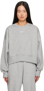 Серый свитшот с изображением Феникса Nike