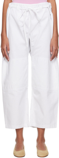 Gil Rodriguez Белые брюки для отдыха The Lou