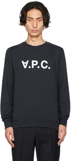 Темно-синий свитшот VPC Темный A.P.C.