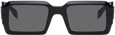 Черные прямоугольные солнцезащитные очки Fendi