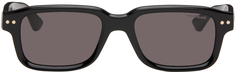 Черные прямоугольные солнцезащитные очки Montblanc