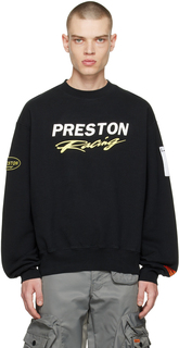 Черный свитшот Preston Racing Heron Preston