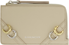 Бежевый визитница Voyou Natural Givenchy