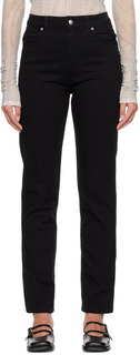 Черные прямые джинсы Eckhaus Latta
