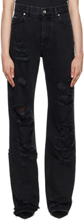 Черные джинсы-клеш Dolce &amp; Gabbana