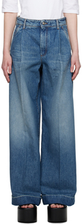 Синие широкие джинсы Sportmax